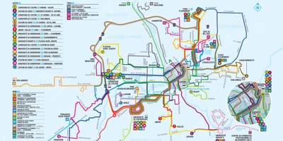 A Cidade de Quebec transporte público mapa