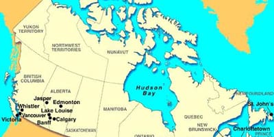 Mapa da Cidade de Quebec, no